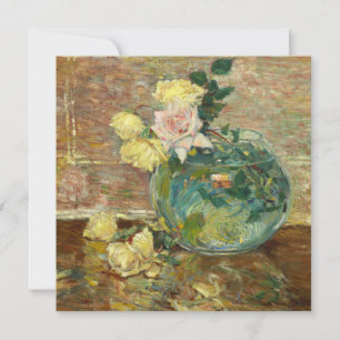 Childe Hassam - Rosor i A Vas Julkort