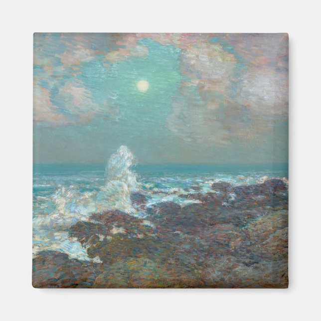 Childe Hassam - Sjölandskap-Isle of Shoals Magnet (Framsidan)