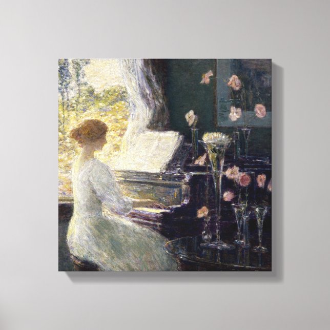 Childe Hassam - Sonata Canvastryck (Framsida)