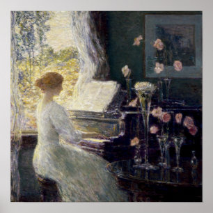 Childe Hassam - Sonata Poster