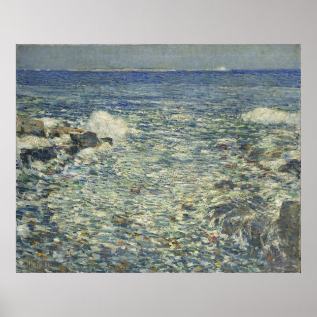 Childe Hassam - Surf, Isles of Shoals Poster (Framsidan)