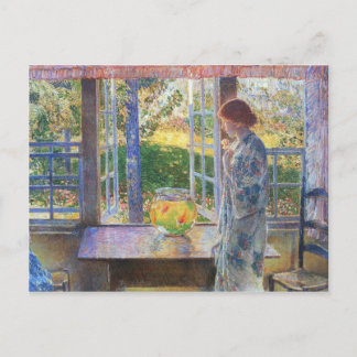 Childe Hassam - The Goldfish Window Vykort