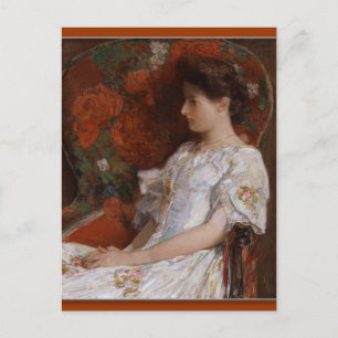 Childe Hassam The Victorian Chair CC0408 vykort