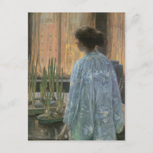 Childe Hassam - trädgården bord Vykort