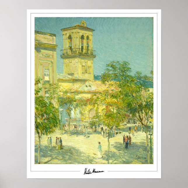 Childe Hassam Zedign Art Poster #1-2 (Framsidan)