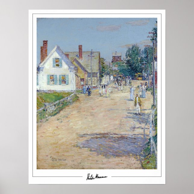 Childe Hassam Zedign Art Poster #36 (Framsidan)