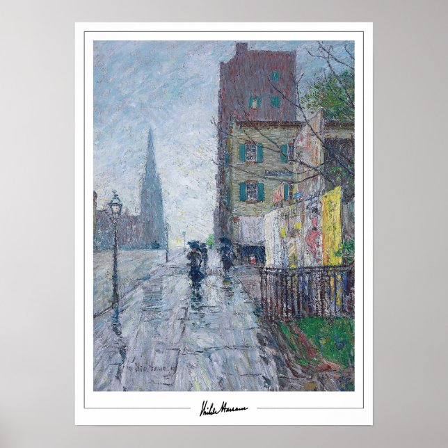 Childe Hassam Zedign Art Poster #378-2 (Framsidan)