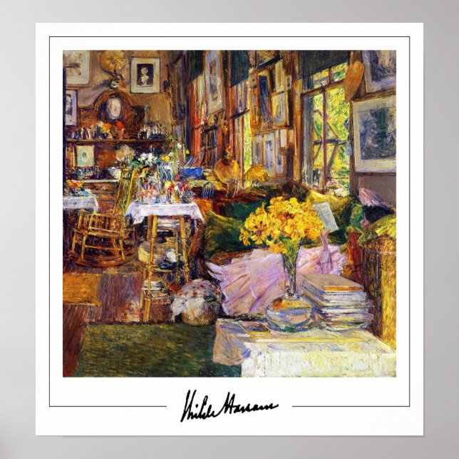 Childe Hassam Zedign Art Poster #87 (Framsidan)