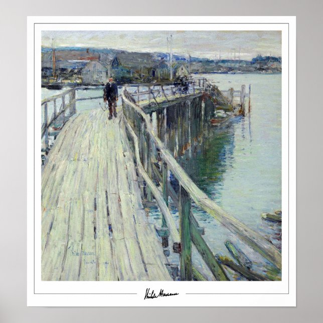 Childe Hassam Zedign Art Poster nr 119-2 (Framsidan)