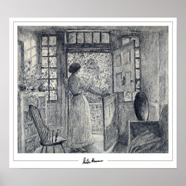 Childe Hassam Zedign Art Poster nr 139 (Framsidan)