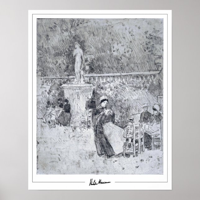 Childe Hassam Zedign Art Poster nr 148-2 (Framsidan)