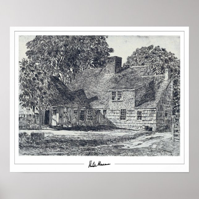 Childe Hassam Zedign Art Poster nr 160-2 (Framsidan)