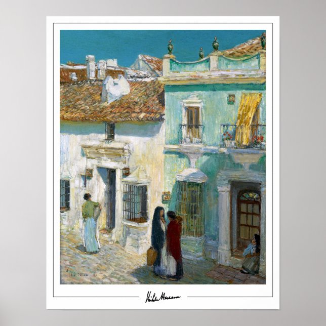 Childe Hassam Zedign Art Poster nr 450-2 (Framsidan)