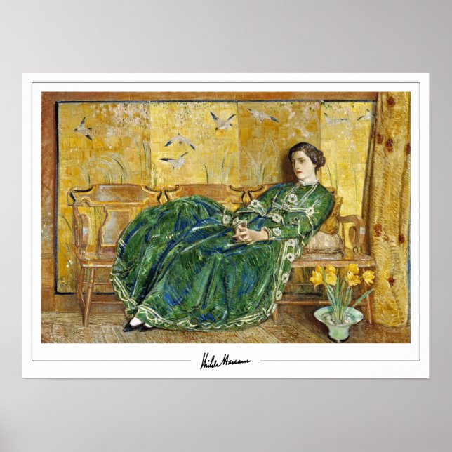 Childe Hassam Zedign Art Poster nr 58 (Framsidan)