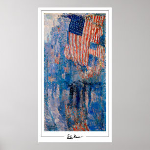 Childe Hassam Zedign konstaffisch #106 Poster