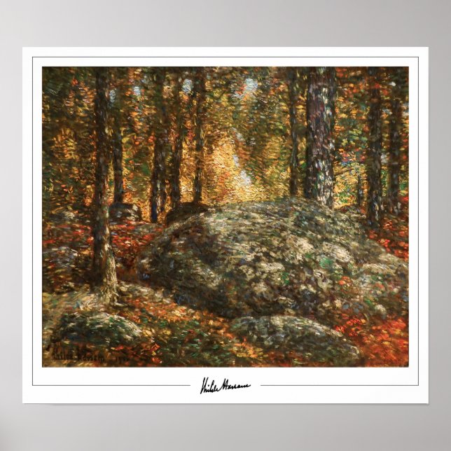Childe Hassam Zedign konstaffisch #11-2 Poster (Framsidan)