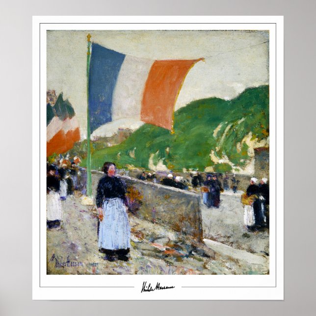 Childe Hassam Zedign konstaffisch #141-2 Poster (Framsidan)