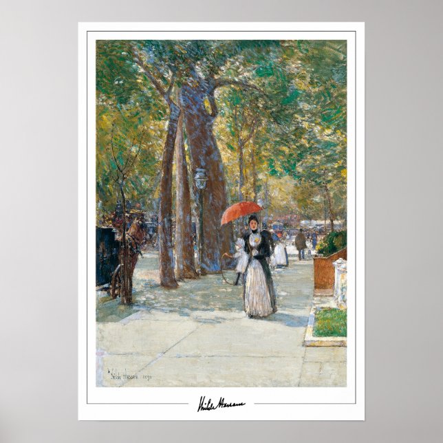 Childe Hassam Zedign konstaffisch #241-2 Poster (Framsidan)