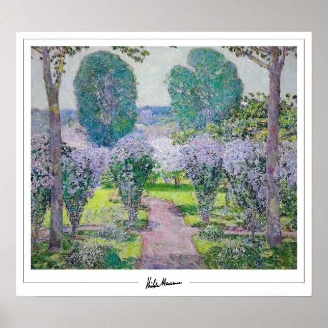Childe Hassam Zedign konstaffisch #286-2 Poster (Framsidan)