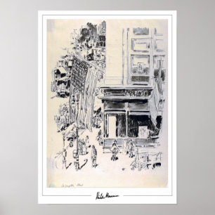 Childe Hassam Zedign konstaffisch #341-2 Poster