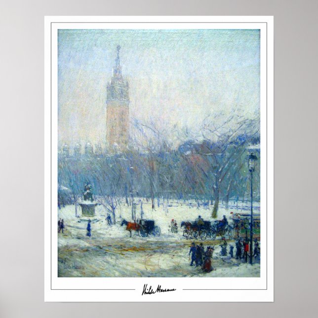 Childe Hassam Zedign konstaffisch #35 Poster (Framsidan)