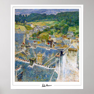 Childe Hassam Zedign konstaffisch #402-2 Poster