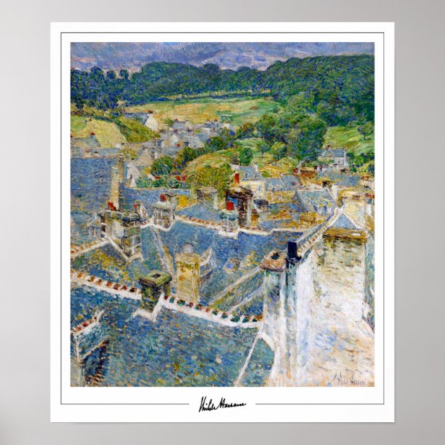 Childe Hassam Zedign konstaffisch #402-2 Poster (Framsidan)