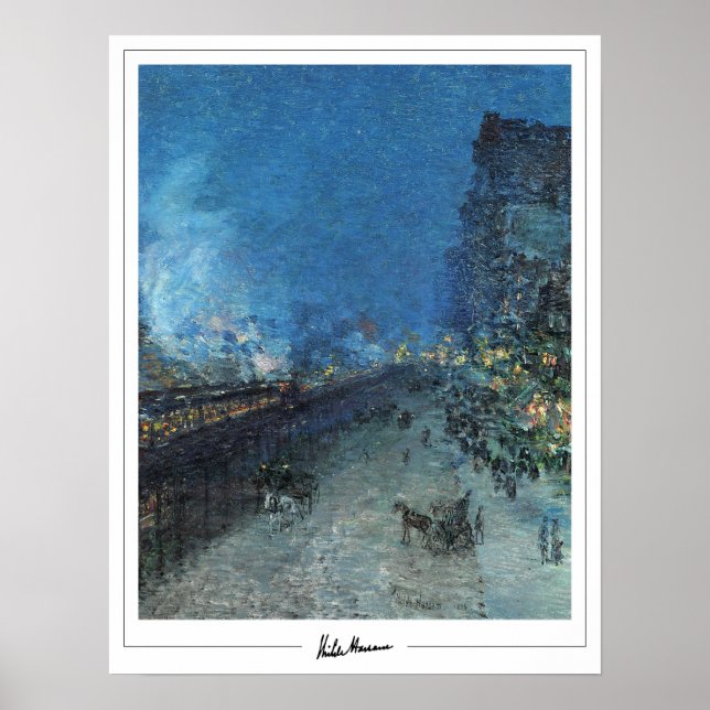 Childe Hassam Zedign konstaffisch #437-2 Poster (Framsidan)