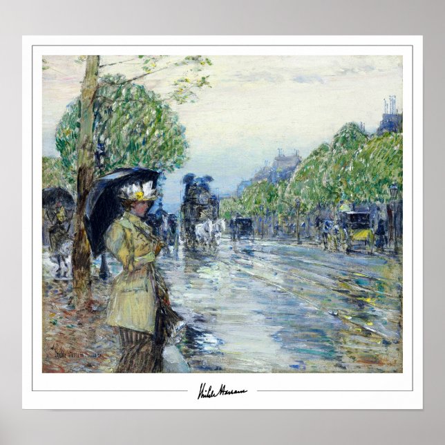 Childe Hassam Zedign konstaffisch #448-2 Poster (Framsidan)
