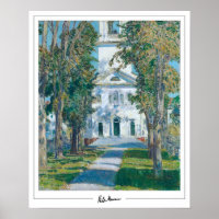 Childe Hassam Zedign konstaffisch #50