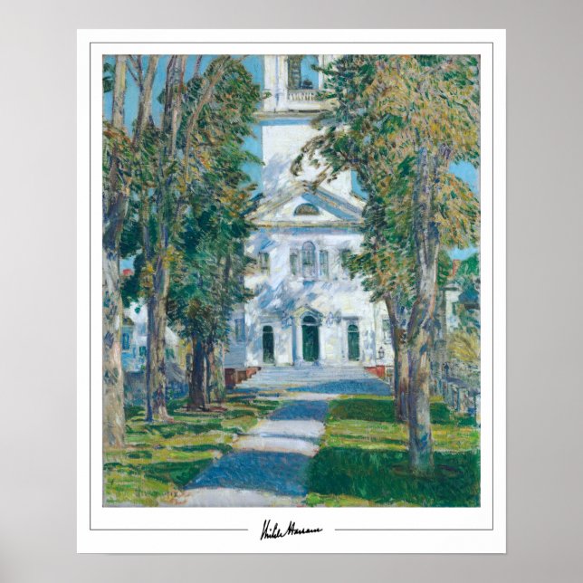 Childe Hassam Zedign konstaffisch #50 Poster (Framsidan)