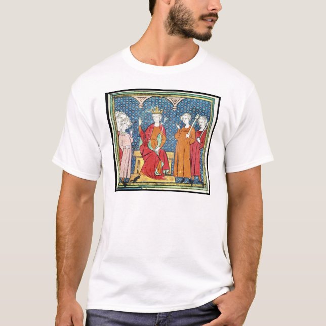 Childeric II, Merovingian kung av Austrasia Tee (Framsida)