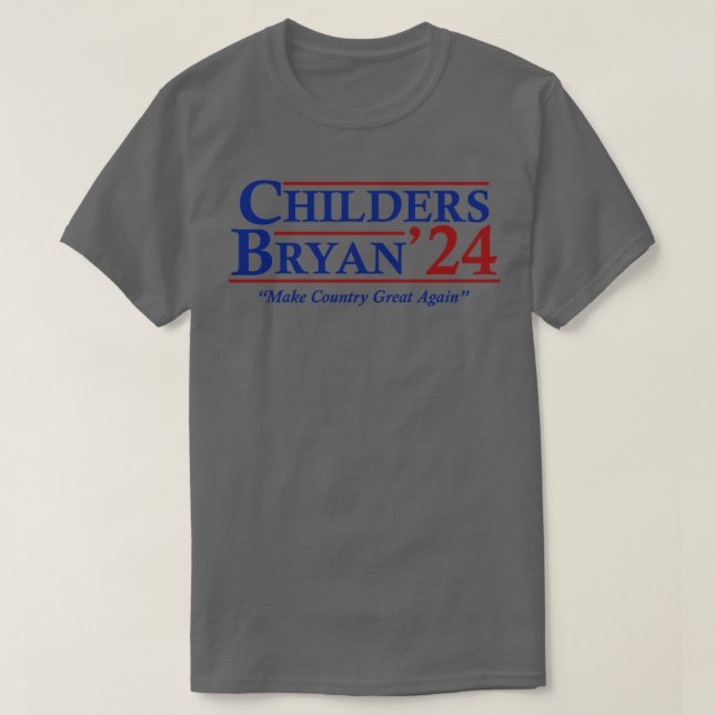 Childers Bryan 2024 Val T Shirt (Design framsida)