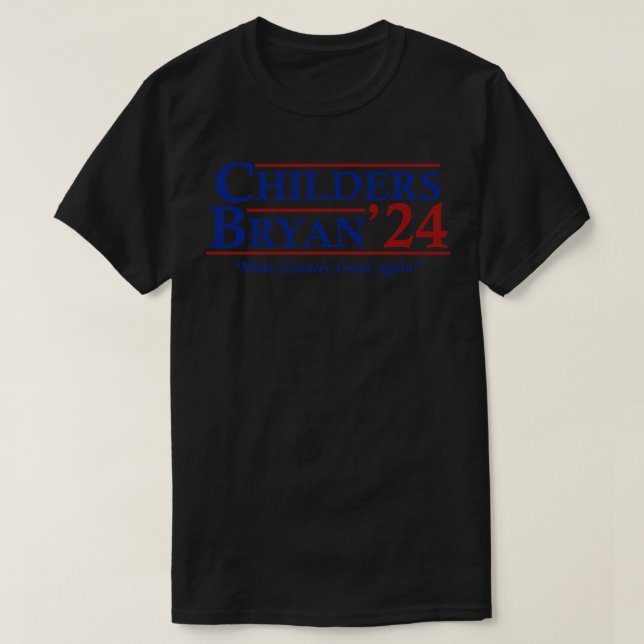 Childers Bryan 2024 Val T Shirt (Design framsida)