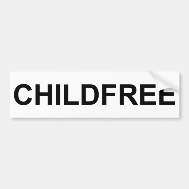 Childfree bildekal (Framsidan)