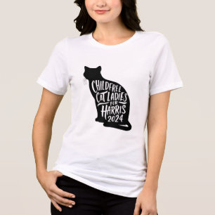 Childfree Cat Dam för Harris Shirt T Shirt