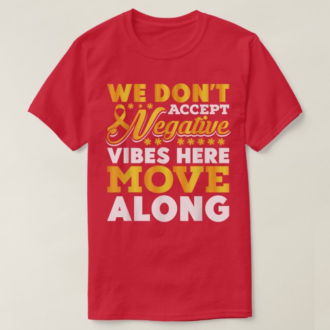 Childhood Cancer Awareness Motivation Yellow Ribbo T Shirt (Design framsida)