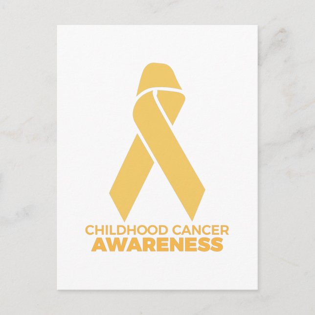 Childhood Cancer Awareness Vykort (Framsida)