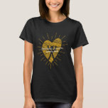 Childhood Cancer Survivor - Childhood Cancer Aware T Shirt<br><div class="desc">Childhood Cancer Survivor - Childhood Cancer Awareness Month</div>