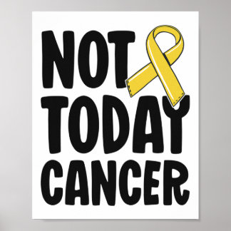 Childhood Cancer Survivor Party Shirt Kids Cancer  Poster