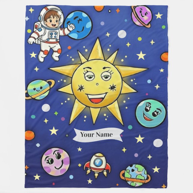 Childhood Dreams Sherpa Blanket Fleecefilt (Framsidan)