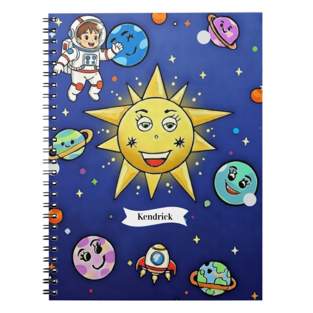 Childhood Dreams Spiral Notebook Anteckningsbok (Framsidan)