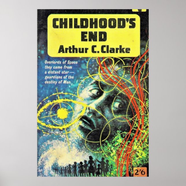 Childhoods End Arthur C Clarke Poster (Framsidan)