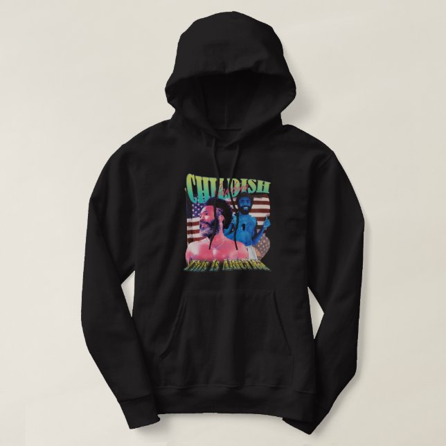 Childiska Gambino Hoodie (Design framsida)
