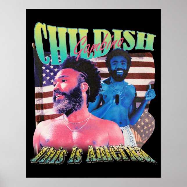 Childiska Gambino Poster (Framsidan)