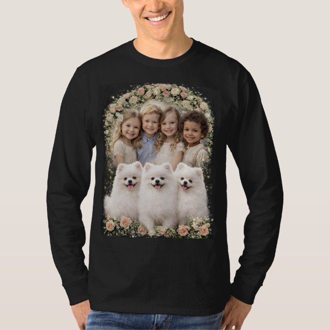 children and dogs are friends forever t shirt (Framsida)