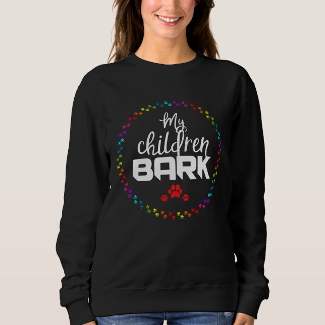 Children Bark Dog T Shirt (Framsida)