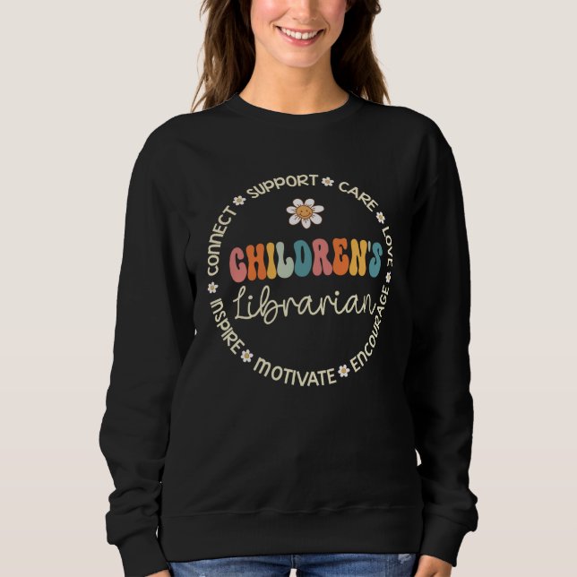 Children s Librarian Appreciation Week Back to Sch T Shirt (Framsida)