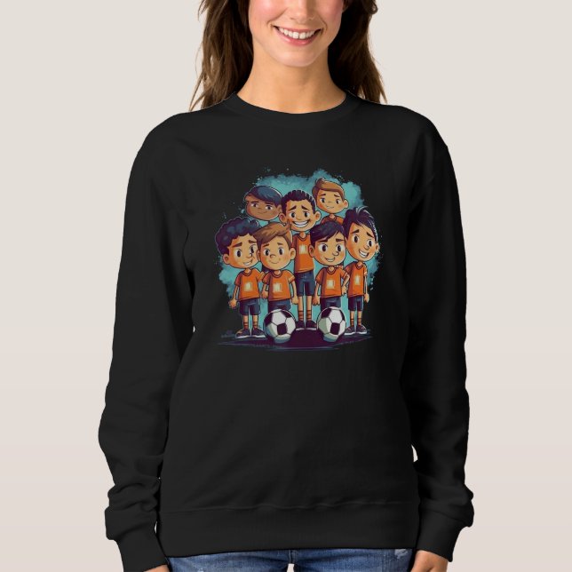 Children Sport Team for Sporty Kids T Shirt (Framsida)