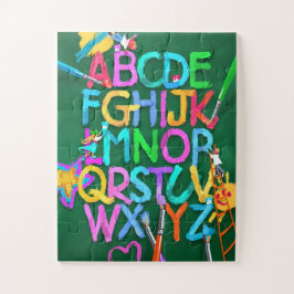 Childrens ABCs Alphabet Jigszle Puzzle Pussel